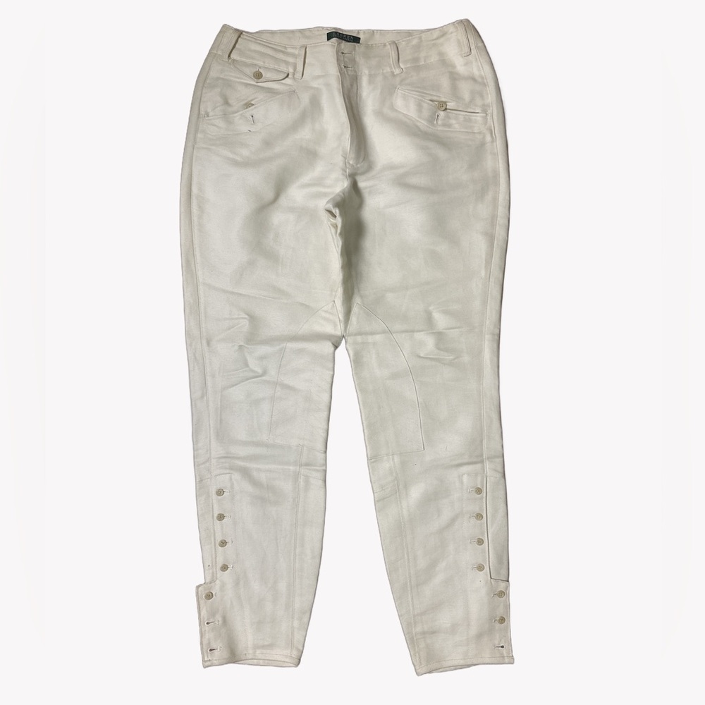Ralph Lauren Cream Skinny Pants